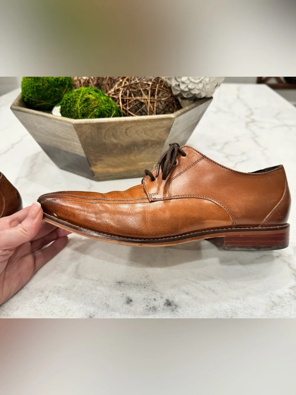 Florsheim sleek cognac